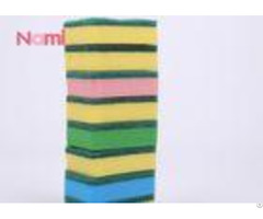 Non Scratch Pe Scouring Pad Sponge Customized Size For Pot Scrubber