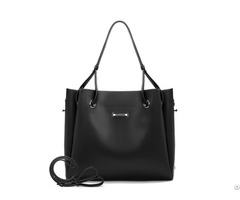 Top Handle Pu Leather Satchel Women S Shoulder Strap Bucket Bag Fashion Purse