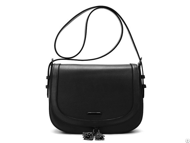 Women S Saddle Purses Crossbody Shoulder Bag With Flap Top And Tassel Satchel