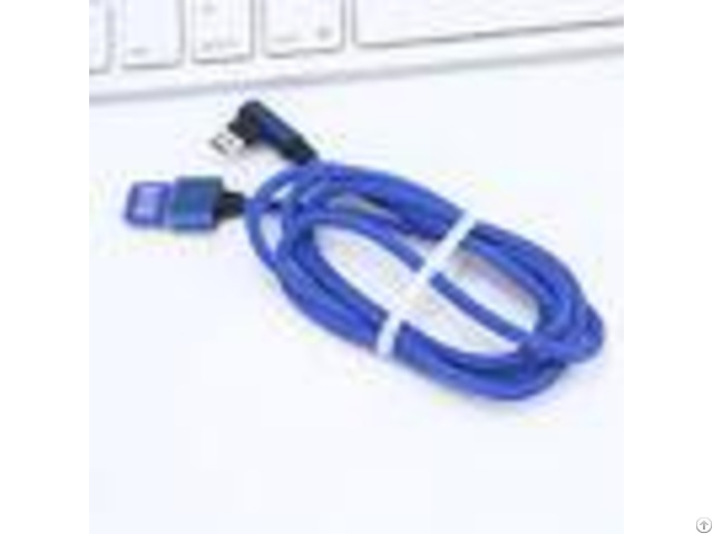 Universal Usb Power Cable Right Angle 90 Degree Lightweight For Android Phone