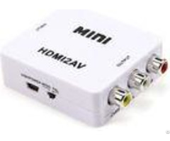 Mini Av To Hdmi Converter Cablentsc Pal Adapter Switch Support 1080p Output