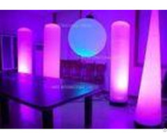 Ed25 3m Inflatable Lighting Decoration Light Cone Party Event With 24 W Led Lamp