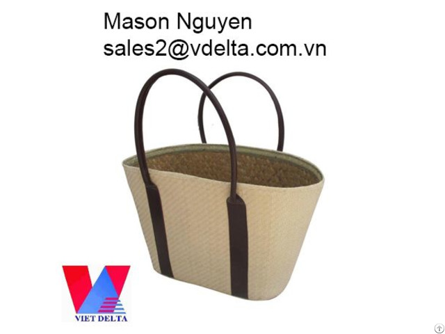 Palm Leaf Seagrass Handbag