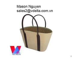 Palm Leaf Seagrass Handbag