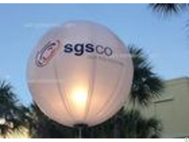 Battery Powered Dc80w 400w Led Lighting Inflatable Balloon In Corporate Event