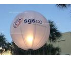 Battery Powered Dc80w 400w Led Lighting Inflatable Balloon In Corporate Event
