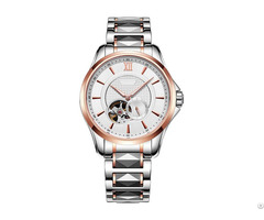 Stainless Steel Mechanical Men Watch With Tourbillon