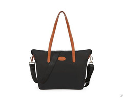 Women S Nylon Tote Waterproof Crossbody Bags With Black Adjustable Strap Beach Shoulder Handbag