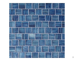 Top Quality New Design Popular Blue Square Glass Mosaic