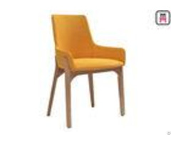 Modern Minimalist Wood Restaurant Chairs Nordic Fabric Seats W43 D41 H80cm