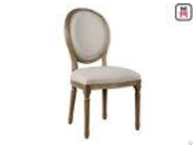 Wedding Fabric Lether Wood Restaurant Chairs Round Back Upholstered Dining Chair