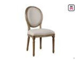 Wedding Fabric Lether Wood Restaurant Chairs Round Back Upholstered Dining Chair