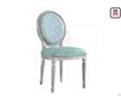 Armless Vintage Metal Chairs Round Back Wedding Reception Chairswith Button Copper Pins