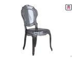 Light Weight Bella Ghost Plastic Restaurant Chairs Arm Armless For Indoor Outdoor
