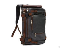 Vintage Canvas Tactical Backpack Multifunctional Shoulder Straps Travel Duffel Rucksack Hiking Bag