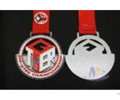 Metal Sports Soft Enamel Custom Award Medals Swmming Marathon Events Antique Silver Plating Medallio