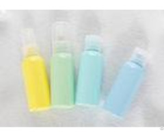 Plastic Pet Cosmetic Travel Kit 30ml 50ml Oem With Pump Sprayer Screw Cap