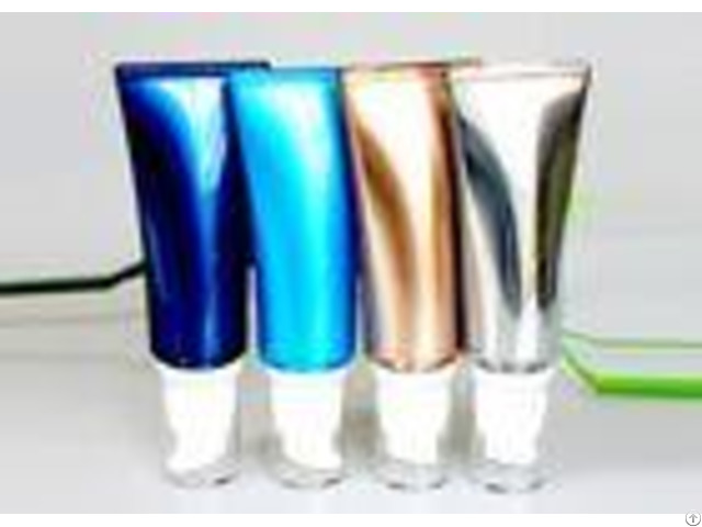 Tube Style Airless Cosmetic Bottles Shiny Plastic Sgs 30ml 35ml Empty Pp