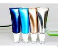 Tube Style Airless Cosmetic Bottles Shiny Plastic Sgs 30ml 35ml Empty Pp