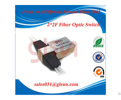 Glsun 2x2f Fiber Optic Switch