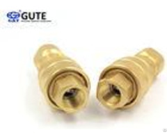 Rated Flow 190 L Min Brass Quick Release Coupling 1 Inch Kzd 08 Female Connection