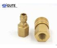 Brass Socket And Plug Quick Connect Coupling Without Valve Gt K1 02 1 4 Inch