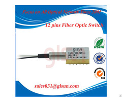 12pins Mini Single Ended Fiber Optic Switch