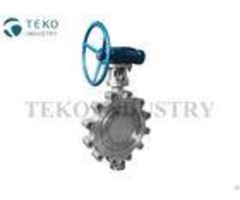 Carbon Steel High Temp Butterfly Valve With Multilayer Metal Sealing Structure