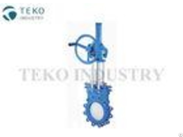 Bevel Gear Operation Soft Seat Valve Uni Directional Seal Stainless Steel For Sewage