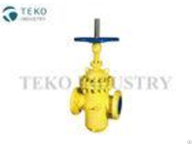 Casting Steel 6 Inch Flat Gate Valve Reliable Zero Leakage Without Throught Conduit