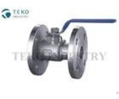 Lever Manual Operation Ss Flanged End Ball Valve One Piece Body With Standard Bore