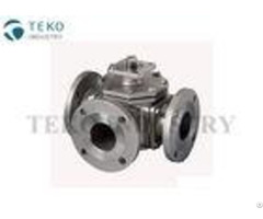 Multi Way Ss Ball Valve Flange Type 1 2 Inch To 8 Inch L Port Rb For Isolation Process