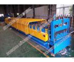 Galvanized Coil Floor Deck Roll Forming Machine Plc Control With Embossing