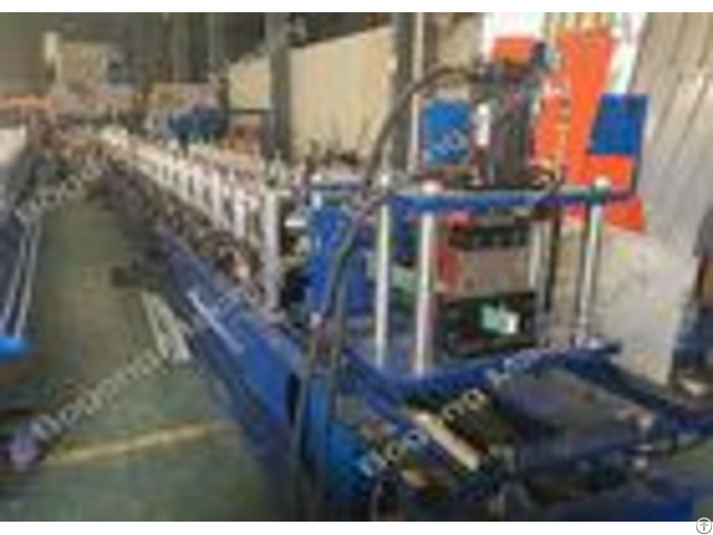 Guide Rails Shutter Door Roll Forming Machine For Light Steel Construction