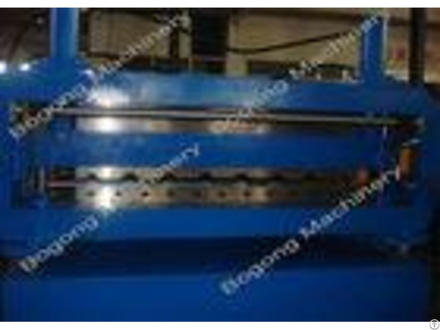 Steel Roof Sheet Custom Roll Forming Machine Double Layer 5 5kw Driving Motor