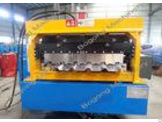 Galvanized Coil Floor Deck Roll Forming Machine Large Load Capacity