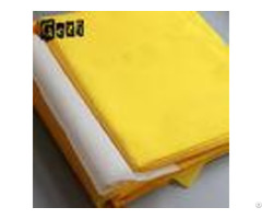 Yellow 100 Percent Monofilament Polyester Screen Printing Mesh For Printingplant