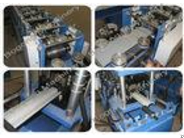 Plc Control Shutter Door Roll Forming Machine Frequency Speed 5800 650 1650mm