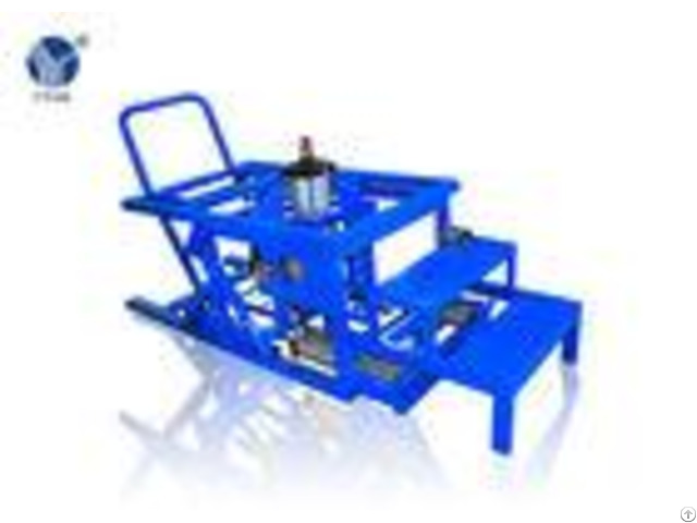 Blue Colour Otr Retreading Equipment 200kg Tire Curing Rim Fixing Machine