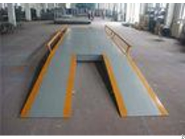 Concrete 80 Ton Electronic Lorry Weighbridge 220 300mm Channel Beam