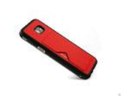 Shockproof Samsung Cell Phone Covers A5 Card Holder Red Slip Resistant