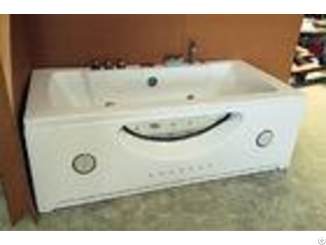 Large 70 Inch Corner Whirlpool Bathtub 2 Person Jetted Tub Built In Heater