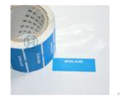 Tamper Proof Warranty Void Labels Non Residue With Custom Die Cut
