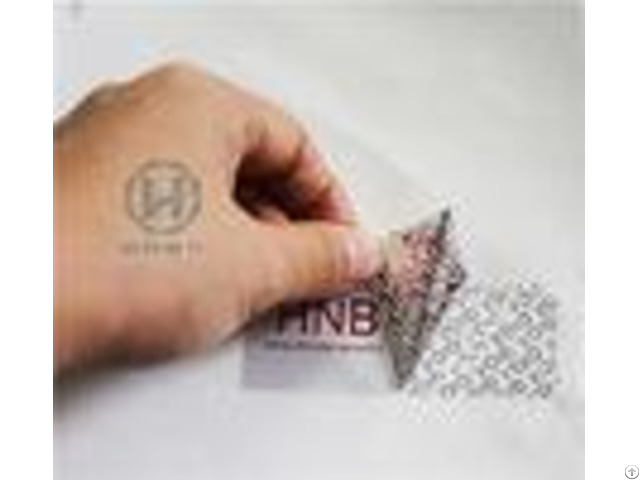 Gloosy Silver Printed Packing Tape Duty Free Label For Industrial