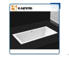 Square Long Freestanding Soaking Bathtubs For 1 Person Space Saving