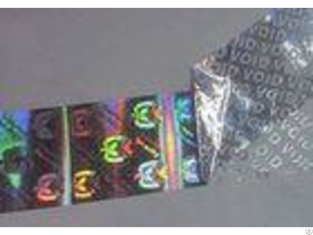 Rainbow Color Customized 3d Hologram Sticker For Strengthen Brand Image