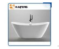 1800mm Long Oval Freestanding Tub With Pop Up Drain Customized Color