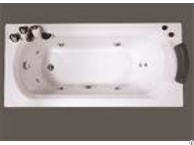 Comfortable Freestanding Air Jet Tub Large Rectangle Jacuzzi Bathtub Oem