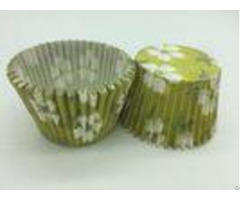 Green White Flower Greaseproof Cupcake Liners Disposable Mini Baking Tools Cake Decoration
