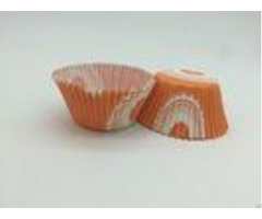 Orange Greaseproof Cupcake Liners Carrot Muffin Cake Mould Custom Shape Paper Cup
